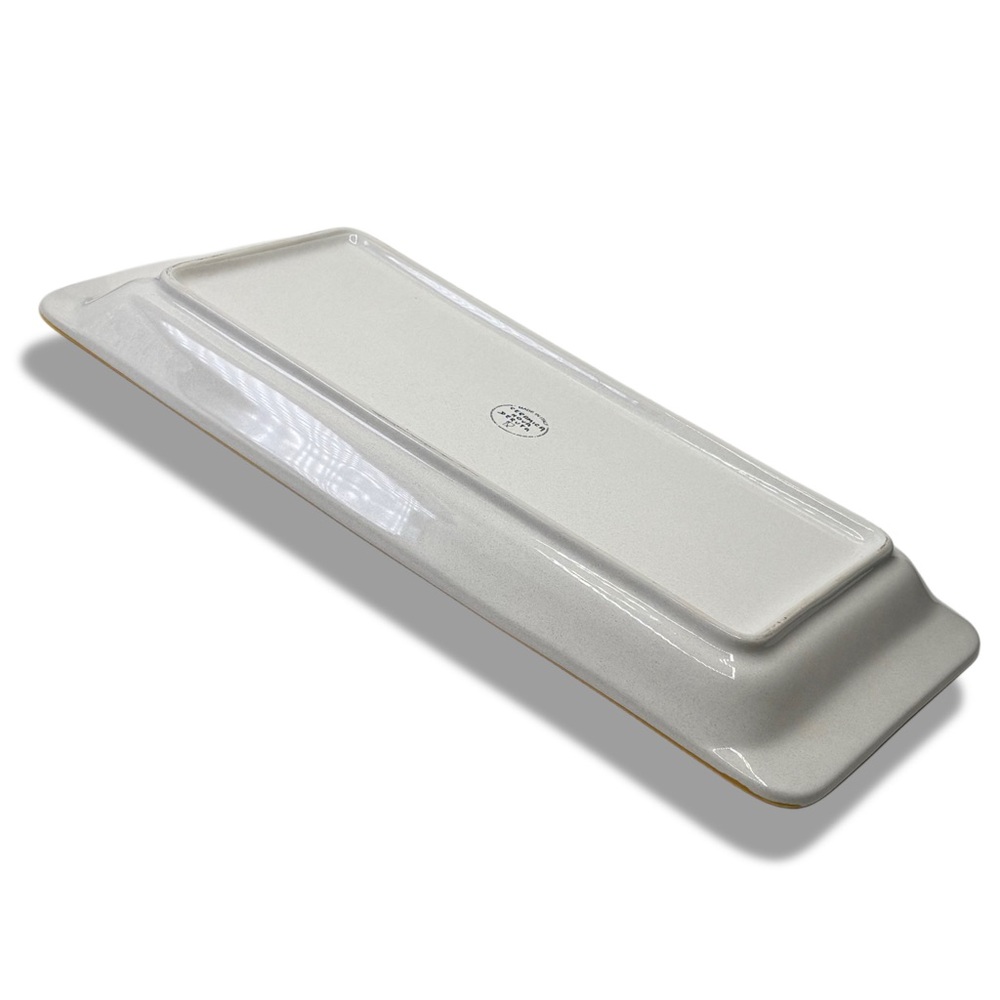 Deruta Rectangular Platter by Ceramica Nova Deruta Hand Painted in Italy 16" L - Picture 4 of 9